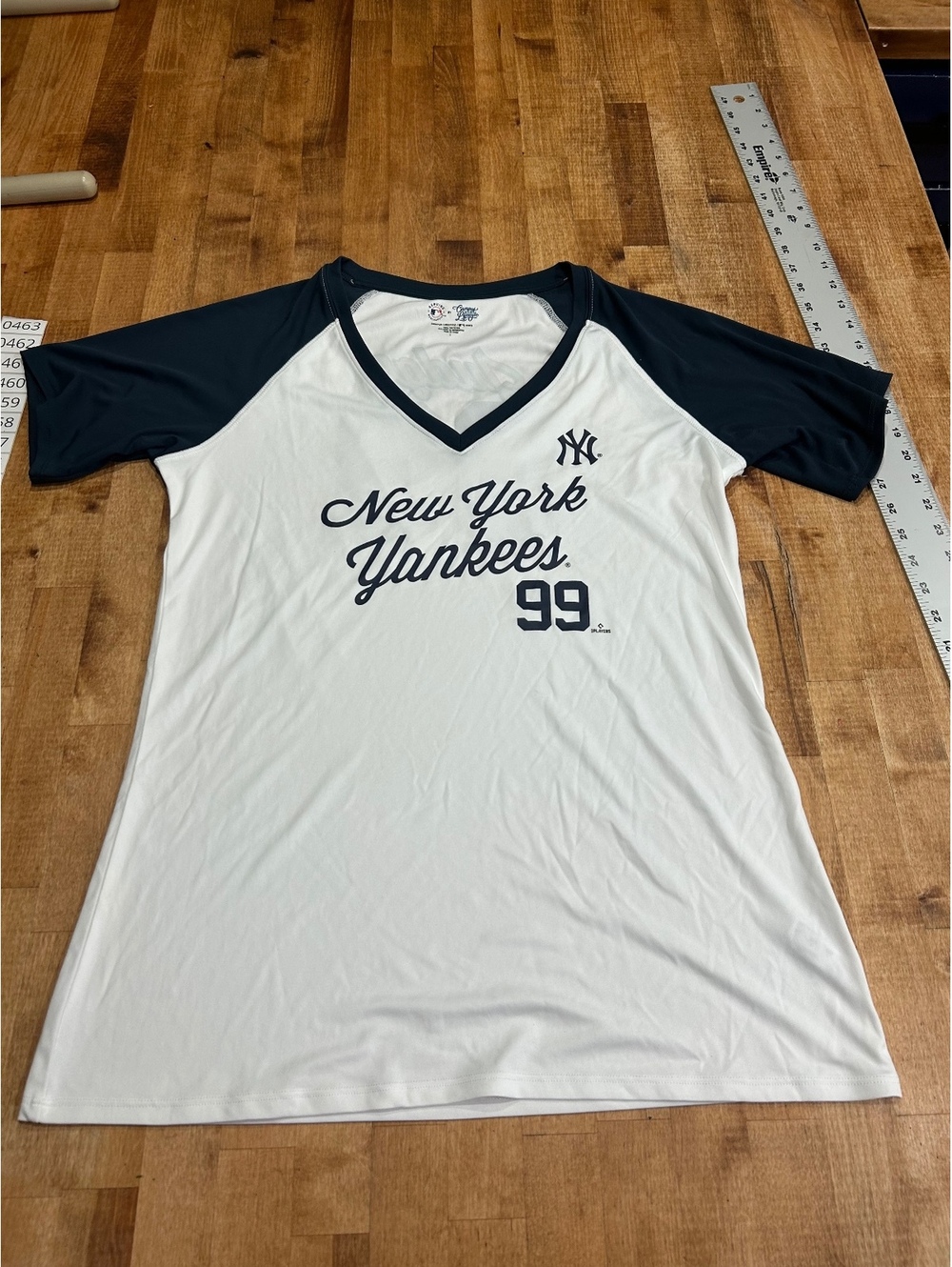 New York Yankees #99 Judge Women's V-Neck Baseball Jersey
